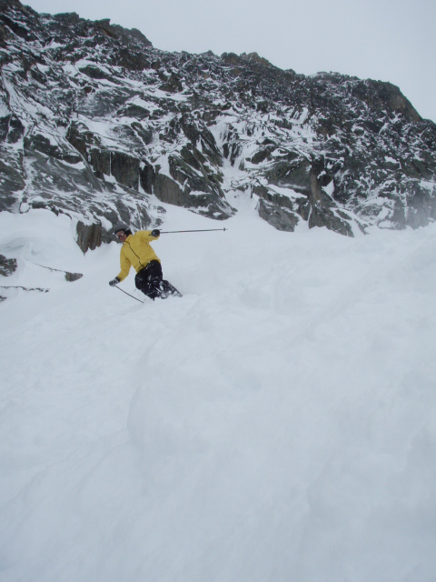 Keith Barnaby Skis Steeps at Chamonix